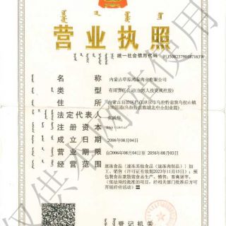 营业执照正本